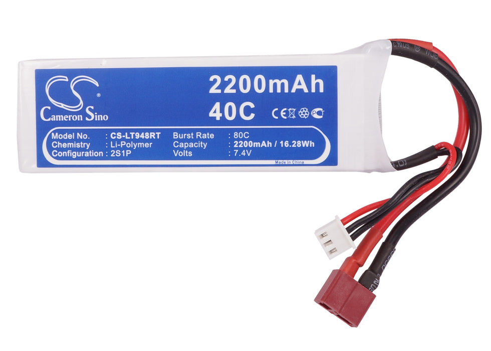 RC CS-LT948RT 2200mAh Helicopter Replacement Battery-5