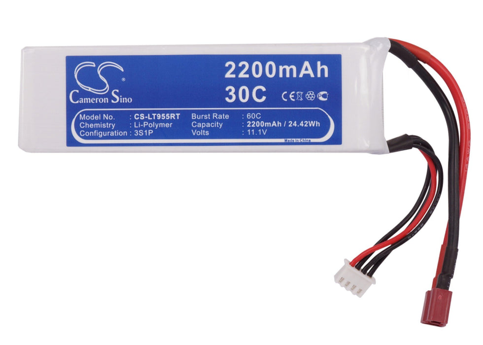 RC CS-LT955RT 2200mAh Train Replacement Battery-5