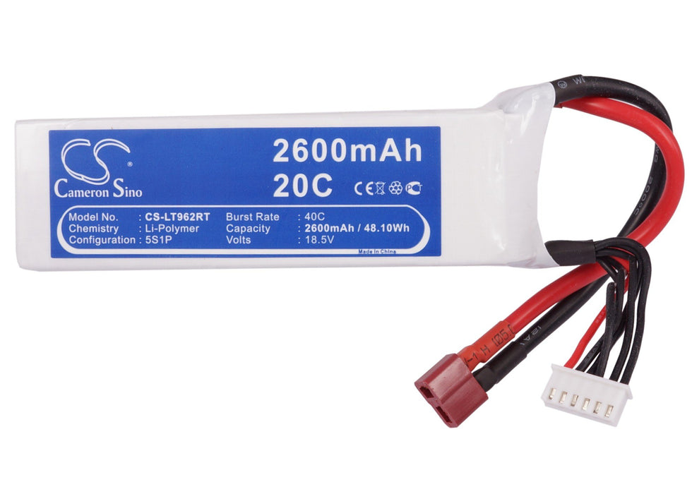 RC CS-LT962RT 2600mAh Train Replacement Battery-5