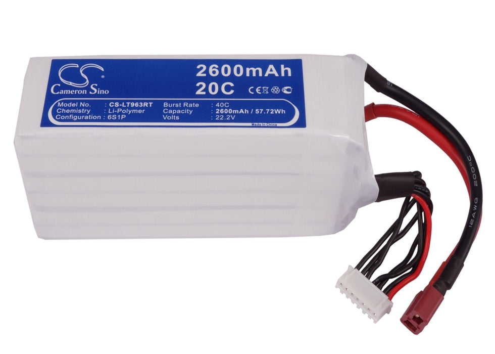 RC CS-LT963RT 2600mAh Plane Replacement Battery-5