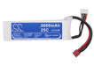 RC CS-LT966RT 2600mAh Tank Replacement Battery-5