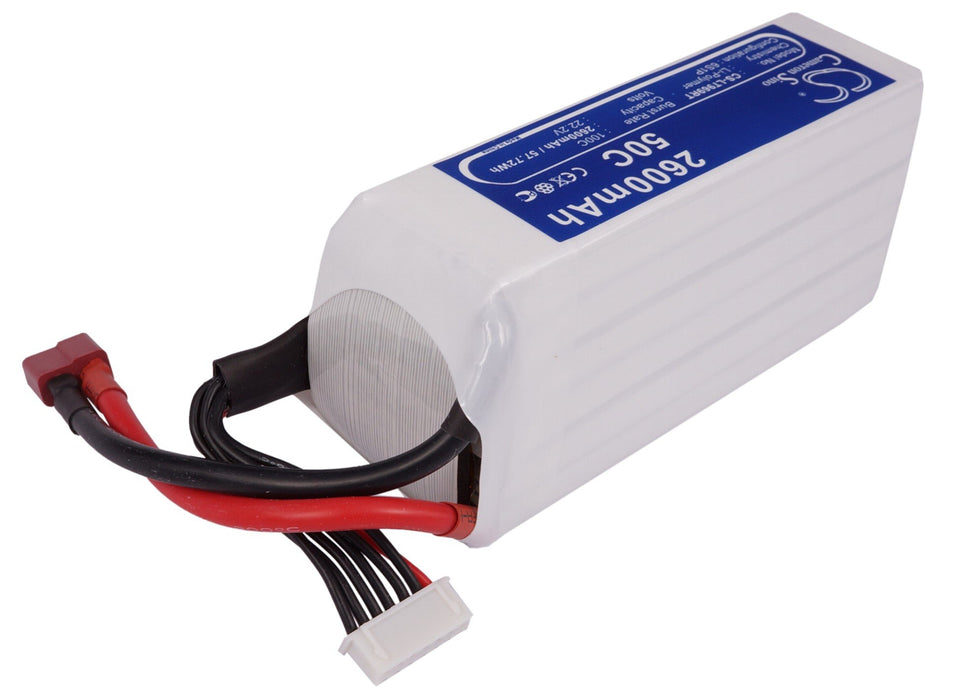 RC CS-LT969RT 2600mAh Train Replacement Battery-2