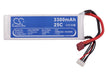 RC CS-LT977RT 3300mAh Train Replacement Battery-5