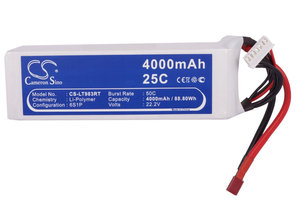 RC CS-LT983RT 4000mAh Helicopter Replacement Battery-5