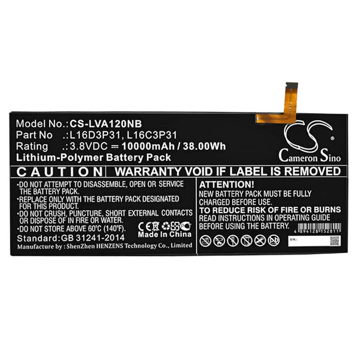 Lenovo YB-Q501F ZA1Y0061US Yoga A12 Laptop and Notebook Replacement Battery-3