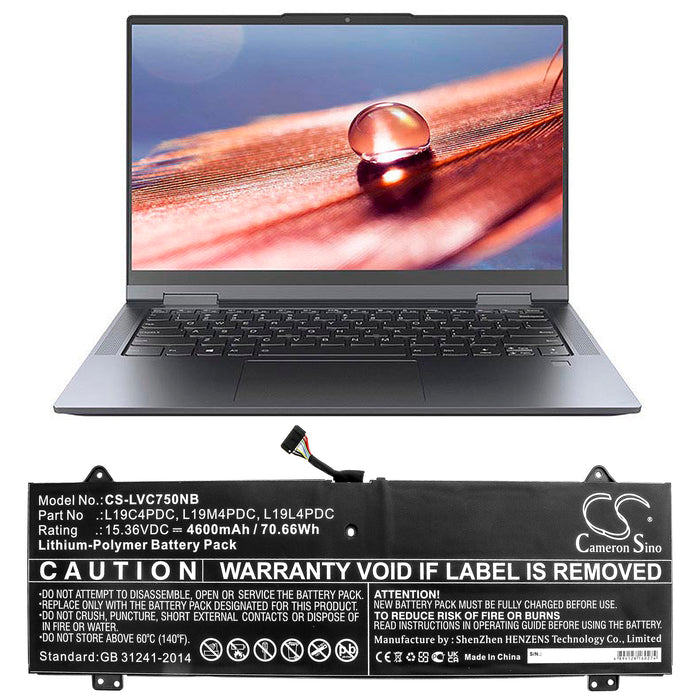 Lenovo Yoga C750 Laptop and Notebook Replacement Battery-5