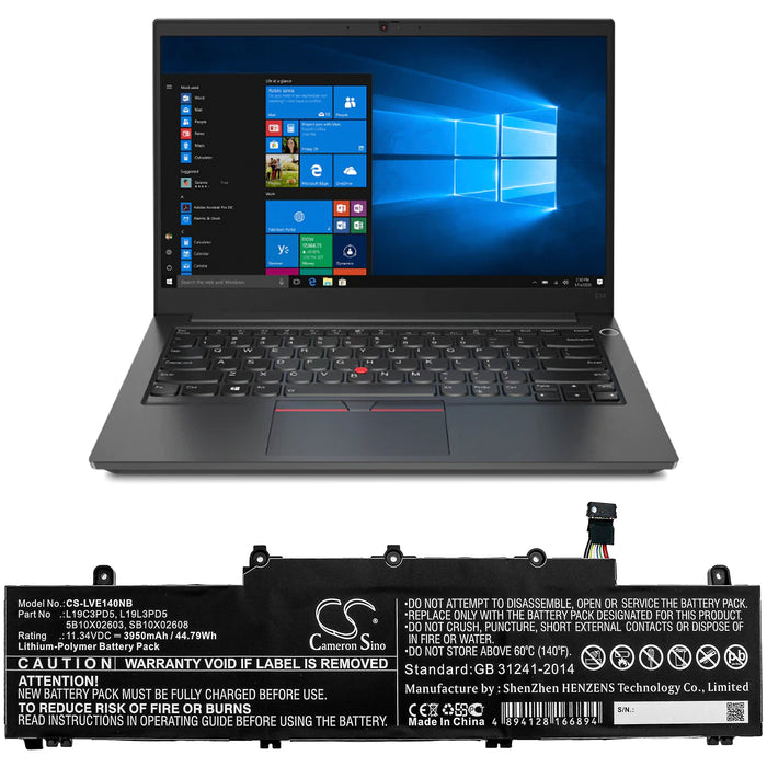 Lenovo ThinkPad E14 Gen 2 ThinkPad E14 Gen2-20TA000DGE Thinkpad E15 Gen 2 ThinkPad E15 Gen2-20T9S00K00 Laptop and Notebook Replacement Battery-5
