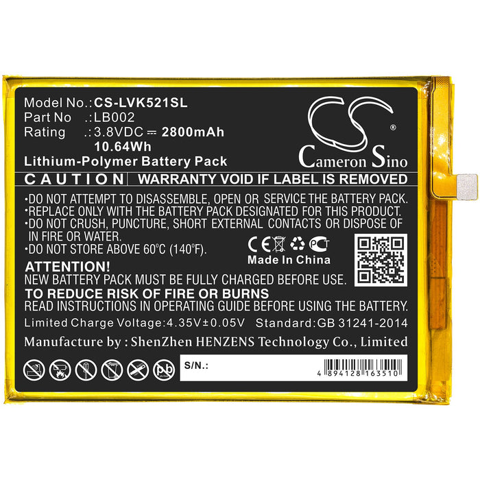 Lenovo K520 K520T Pro PABX0000CN PABX0001CN PABX0002CN PABX0003CN S5 Mobile Phone Replacement Battery-3