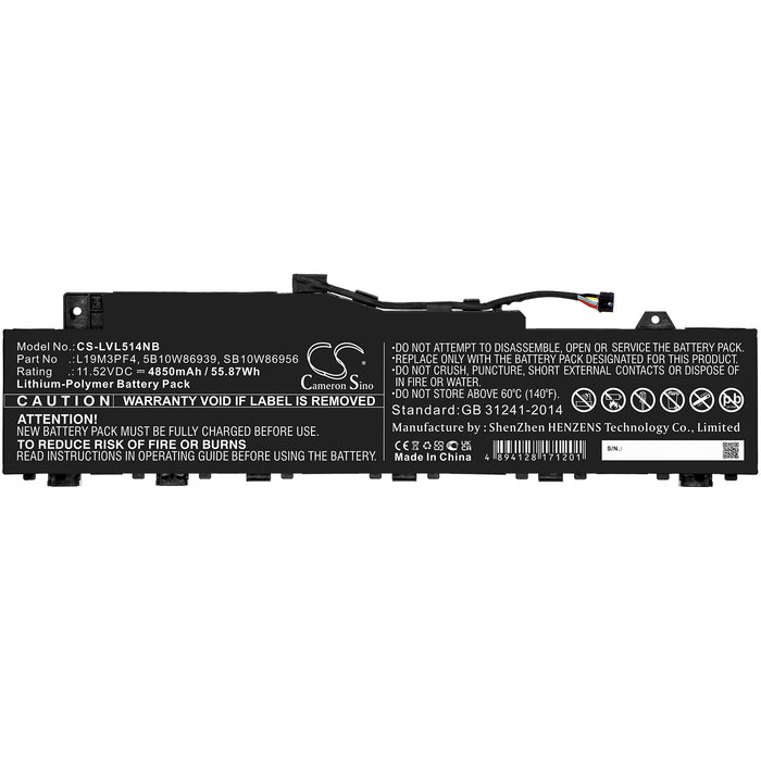Lenovo Ducati 5 82ES000DAU IdeaPad 5 14ARE05 IdeaPad 5 15ARE05-81YQ002BMH IdeaPad 5 15ARE05-81YQ006JMH IdeaPad Laptop and Notebook Replacement Battery-3