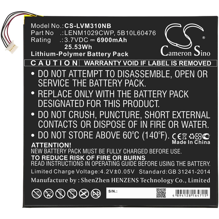 Lenovo Miix 300 Miix 310 MIIX 310 10ICR Miix 310-10ICR Miix 310-10ICR (80SG000HMH) Miix 310-10ICR (80SG001CSP) Laptop and Notebook Replacement Battery-3