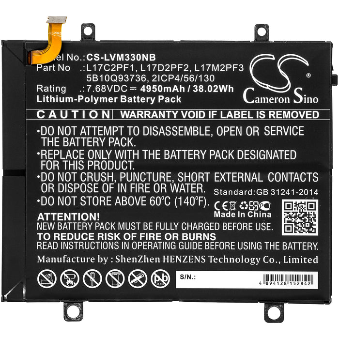 Lenovo 80XF00DFIN Miix 330 Laptop and Notebook Replacement Battery-3