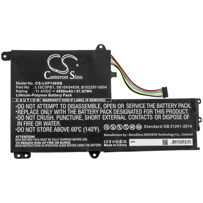 Lenovo Flex 4-1480 14in Flex 4-1570 Flex 4-1580 80VE IdeaPad Flex 4-1480 Laptop and Notebook Replacement Battery-3