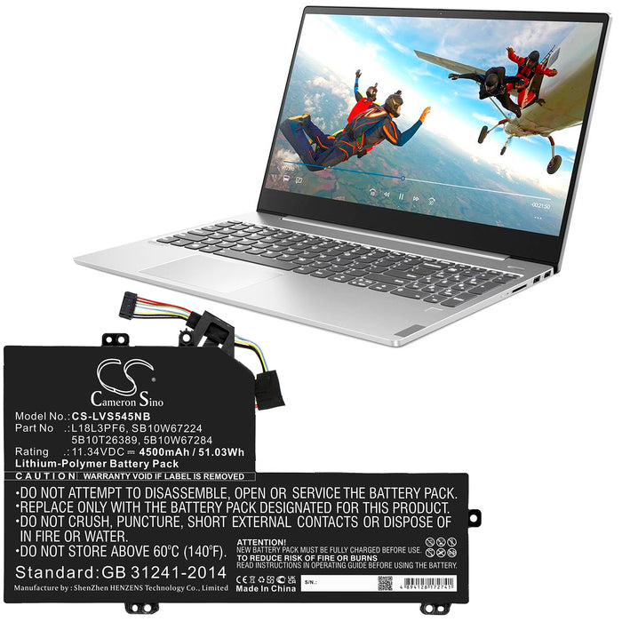 Lenovo Ideapad S540-15IWL Ideapad S540-15IWL GTX Laptop and Notebook Replacement Battery-5
