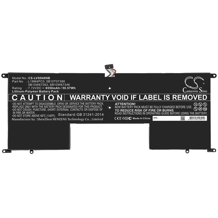Lenovo IdeaPad S940-14IWL YOGA S940 14 Yoga S940 81Q7 YOGA S940-14IWL Laptop and Notebook Replacement Battery-3