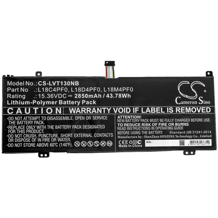 Lenovo ThinkBook 13s ThinkBook 13s-20R9005FSB ThinkBook 13S-20R9005GSB ThinkBook 13s-20R9005HPH ThinkBook 13s- Laptop and Notebook Replacement Battery-3