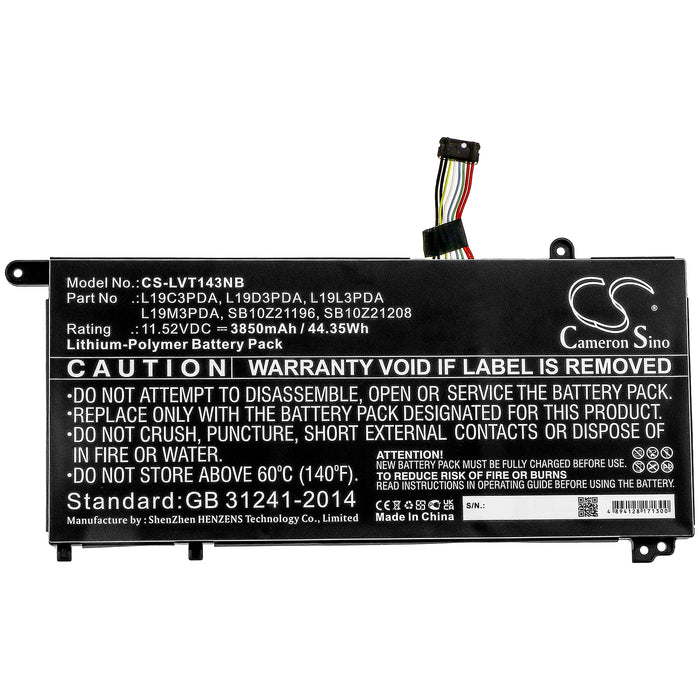 Lenovo FRU TP1415 LG ThinkBook 14 G2 ITL ThinkBook 14 G2 ITL 20VD000AMX ThinkBook 14 G2 ITL 20VD000AUK ThinkBo Laptop and Notebook Replacement Battery-3