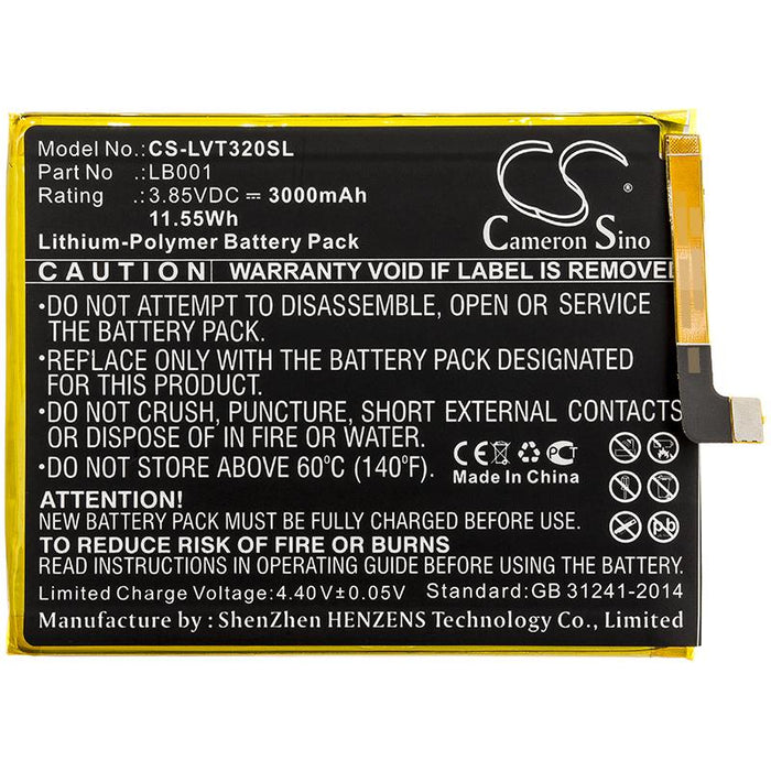 Lenovo K320T PABY0001CN Mobile Phone Replacement Battery-3