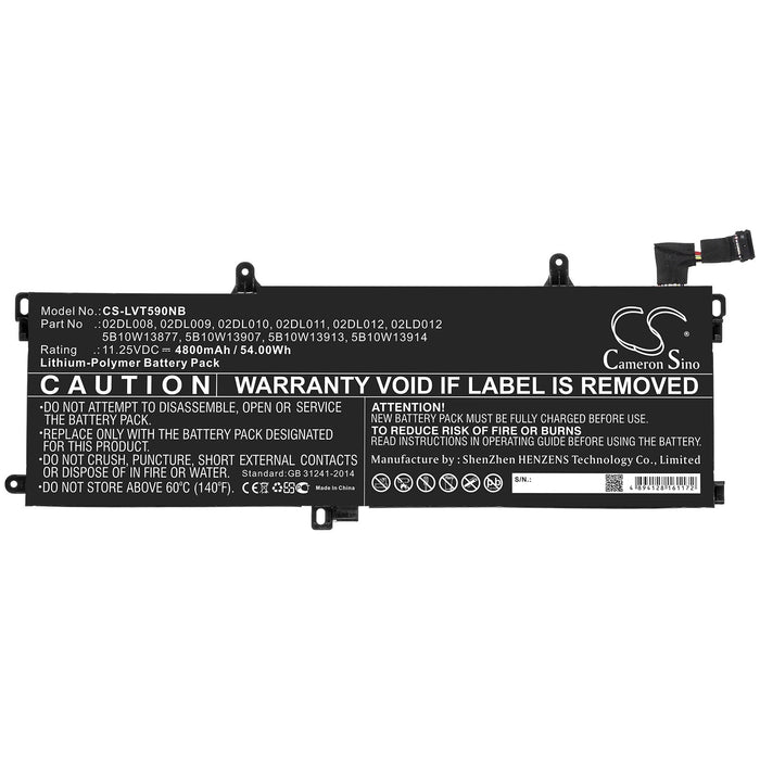 Lenovo ThinkPad T15 ThinkPad T15 Gen 1 ThinkPad T15 Gen1-20S7S02U00 ThinkPad T590 ThinkPad T590 20N40016CD Thi Laptop and Notebook Replacement Battery-3
