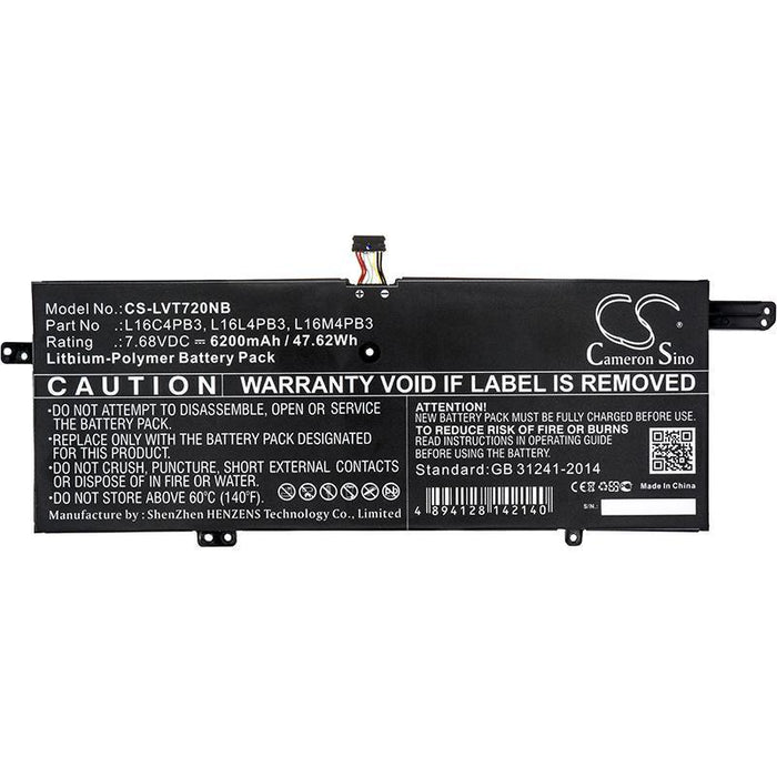 Lenovo IdeaPad 720s IdeaPad 720S-13 Ideapad 720S-13ARR Ideapad 720S-13IKB IdeaPad 720s-13IKB (81A8) IdeaPad 72 Laptop and Notebook Replacement Battery-2
