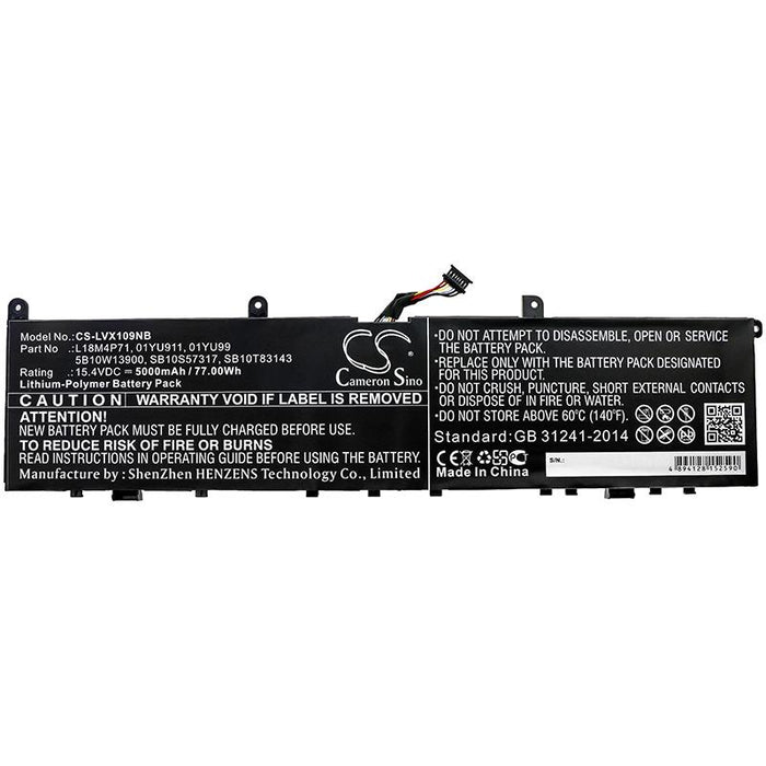 Lenovo ThinkPad P1 2019 ThinkPad P1 2019 20QTA000CD ThinkPad P1 2019 20QTA00DCD ThinkPad P1 2019 20QTA00ECD Th Laptop and Notebook Replacement Battery-3