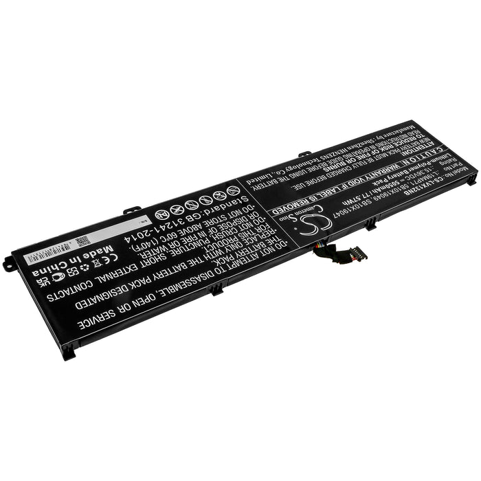 Lenovo ThinkPad X1 Extreme Gen 3 ThinkPad X1 Extreme Gen 3 20TK ThinkPad X1 Extreme Gen 3 20TK ThinkPad X1 Ext Laptop and Notebook Replacement Battery-2