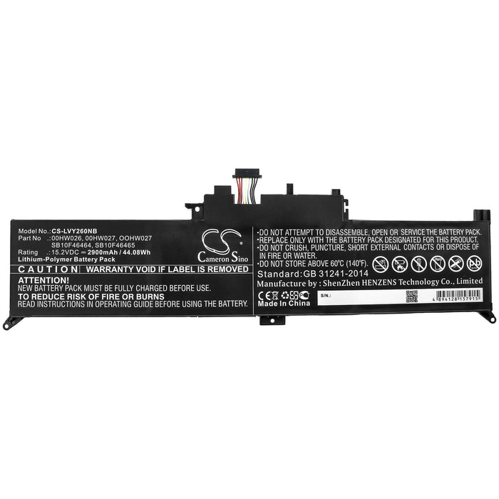 Lenovo ThinkPad Yoga 260 ThinkPad Yoga 260 20FD001XGE ThinkPad Yoga 260(20FD-000SAU) ThinkPad Yoga 260(20FD-00 Laptop and Notebook Replacement Battery-3