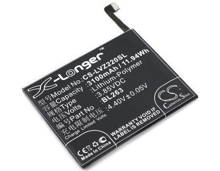 Batteria CS-LVZ220SL 3100mAh Per Lenovo ZUK Z2 Pro, K80M, K920 | Sostituisce BL263
