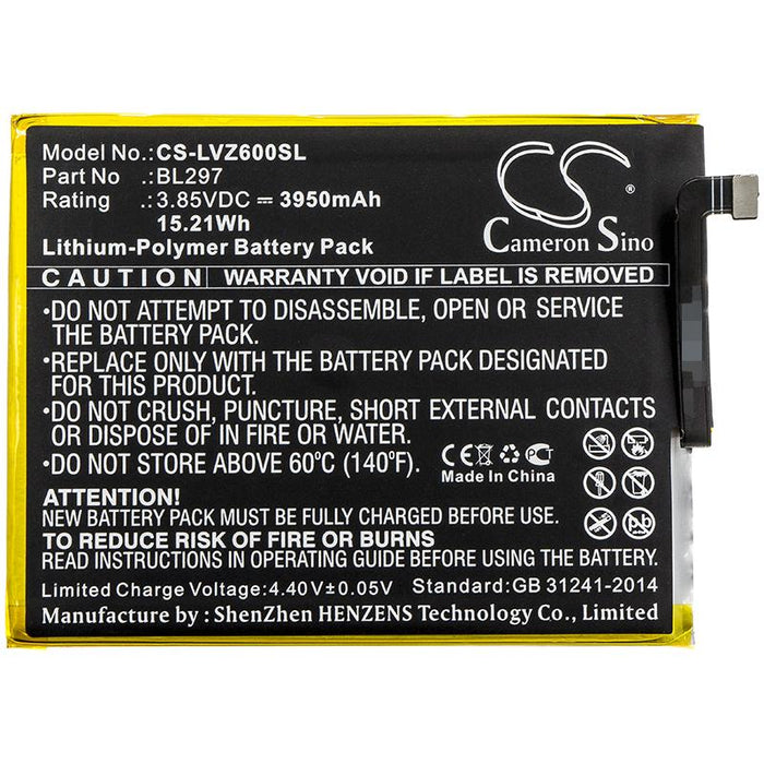 Lenovo Z6 Lite Z6 Youth Mobile Phone Replacement Battery-3
