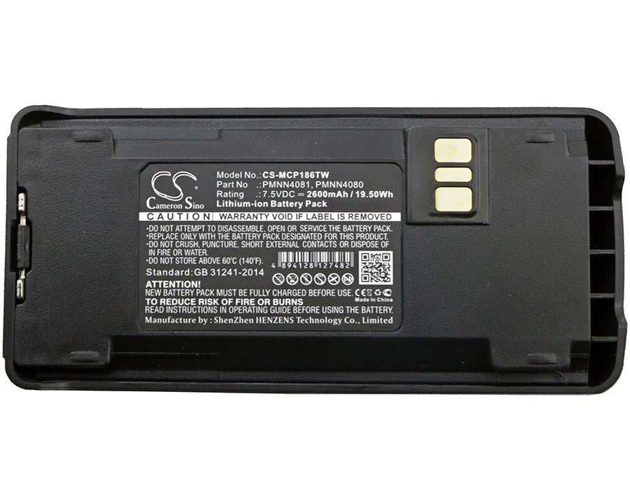 Motorola CP1200 CP1300 CP1600 CP1660 CP185 CP476 CP477 EP350 2600mAh Two Way Radio Replacement Battery-5