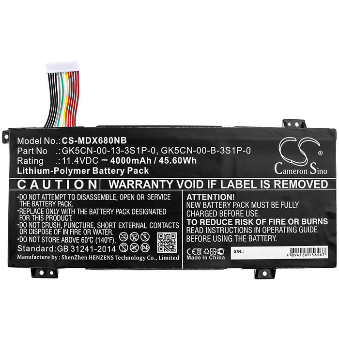 Medion Erazer X6805 Erazer X6805-MD61085 X6807 Laptop and Notebook Replacement Battery-3