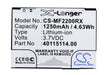 Novatel Wireless MiFi2200 1250mAh Replacement Battery-main