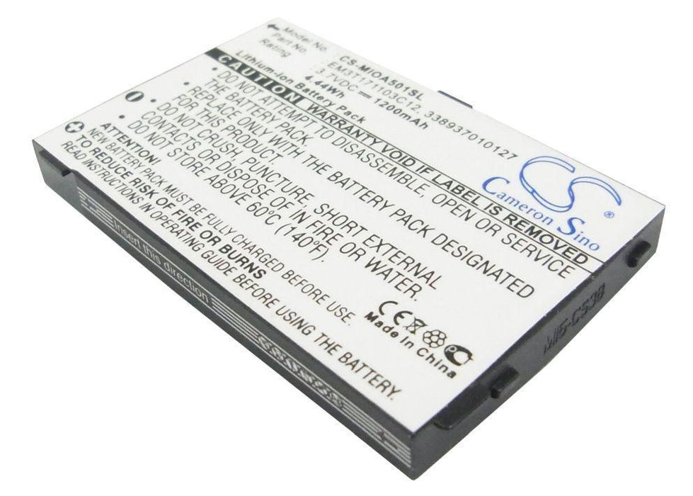 Mitac Mio A500 Mio A501 Mio A502 Replacement Battery-main