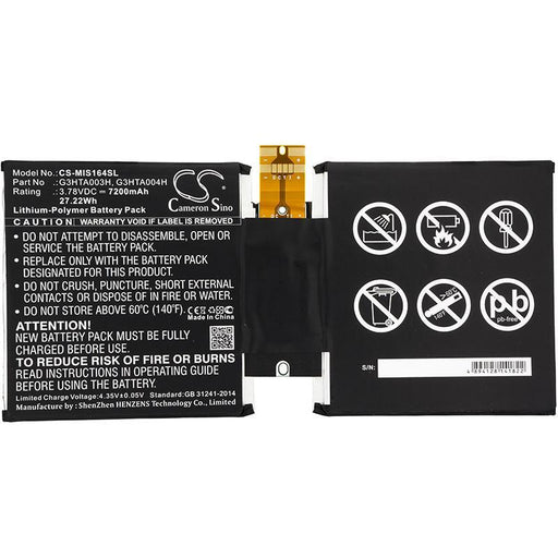 Microsoft MSK-1645 Surface 3 10.8in Surface 3 1645 Replacement Battery-main
