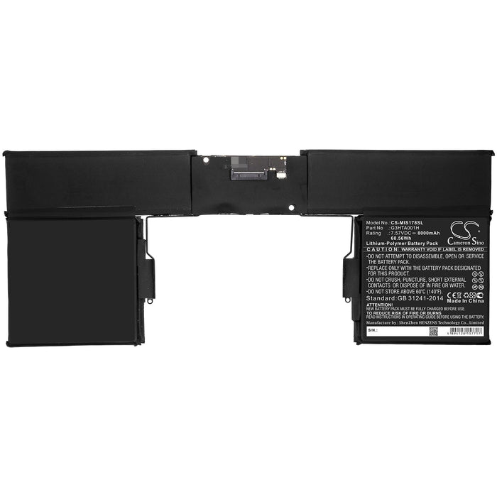 Microsoft Surface Book 1785 Tablet Replacement Battery-3