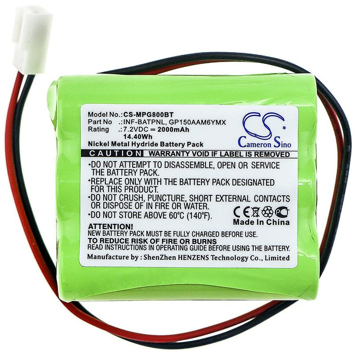 Marmitek ProGuard Control Panel Flashlight Replacement Battery-3