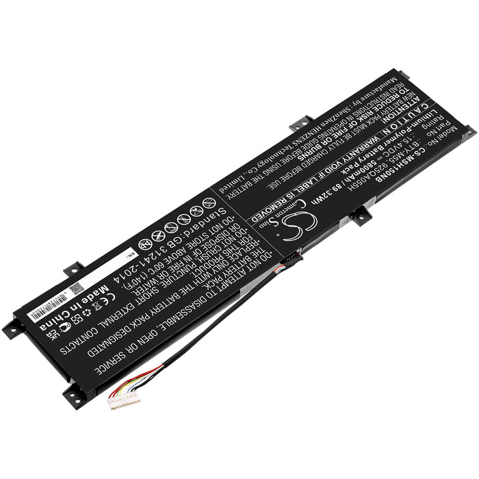 MSI Creator 15 A10sdt Creator 15 A10sdt-065es Creator 15 A10sdt-263cz Creator 15 A10se ms-16v2 Creator 15 A10s Laptop and Notebook Replacement Battery-2