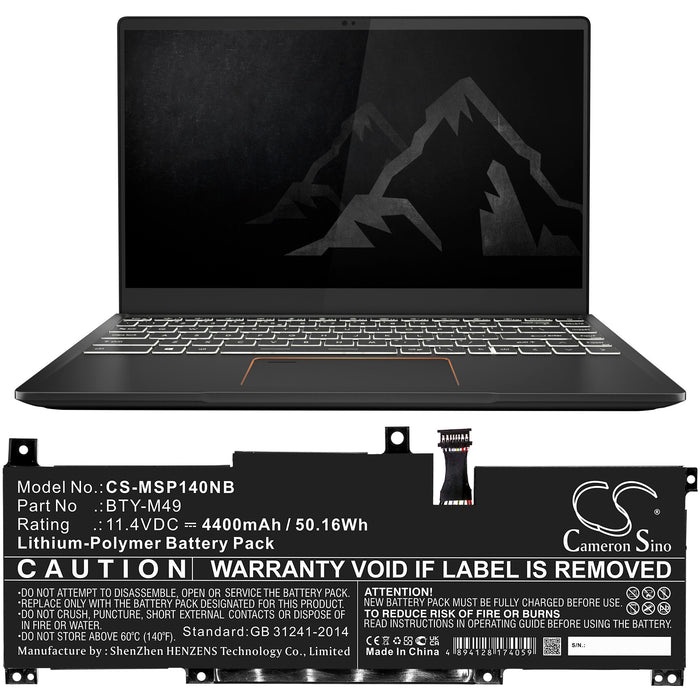 MSI H-DL-02 Laptop and Notebook Replacement Battery-5