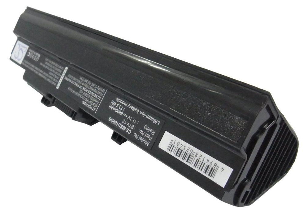 Medion Akoya Mini E1210 MD96891 MD96953 S1211 6600mAh Black Laptop and Notebook Replacement Battery-2