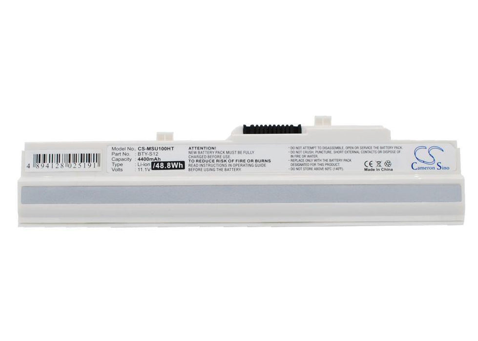 MSI 9S7-N01152-439 Wind 90 Wind MS-N White 4400mAh Replacement Battery-main