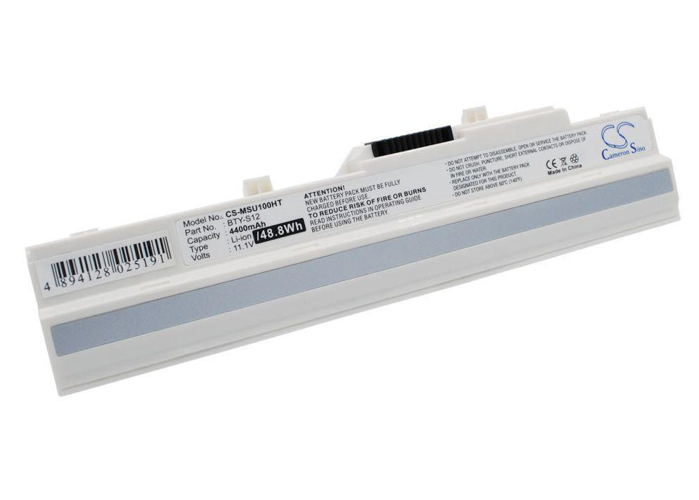 Advent 4211 4212 4400mAh White Laptop and Notebook Replacement Battery-2