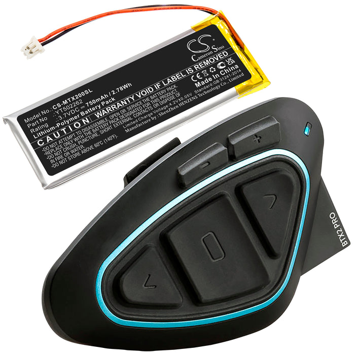 Midland BTX2 Pro Wireless Headset Replacement Battery-6