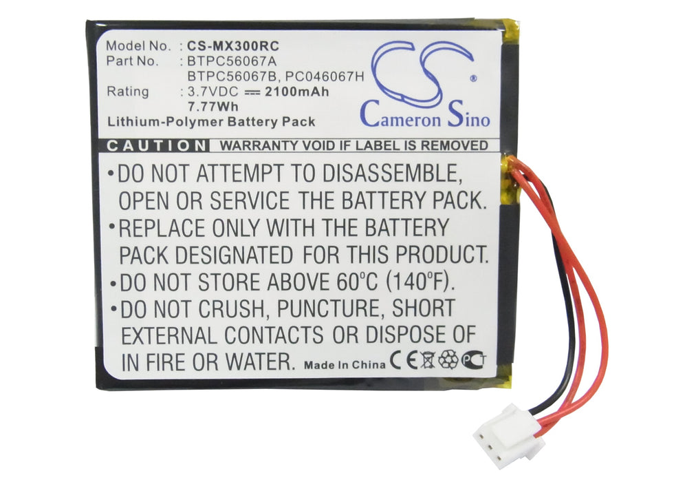 URC MX-3000 MX-3000i Remote Control Replacement Battery-5