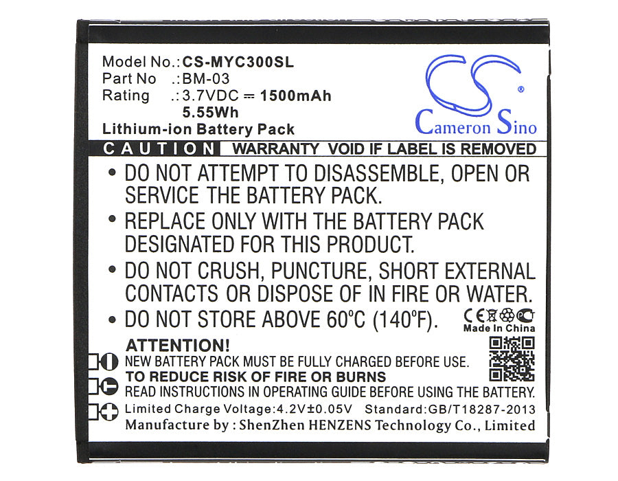 Myphone C-Smart Funky Mobile Phone Replacement Battery-5