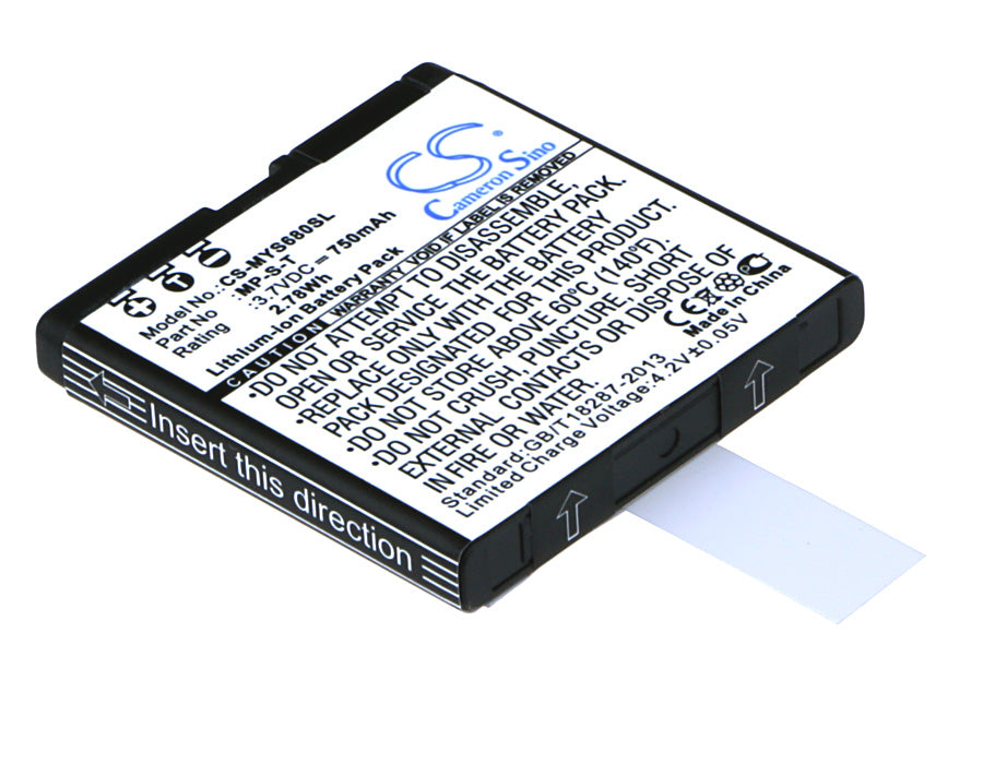 Myphone 6600 6600 Free 6600 Free XL 6680 6680 Shar Replacement Battery-main