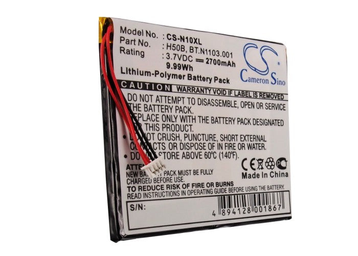 Fujitsu Loox 600 2700mAh PDA Replacement Battery-5