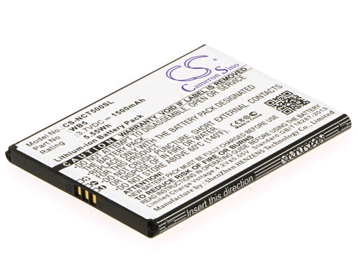 INQ Cloud Touch Replacement Battery-main
