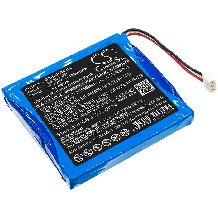 Ideal 33-892 33-892 Securitest Pro Tester Replacement Battery-main