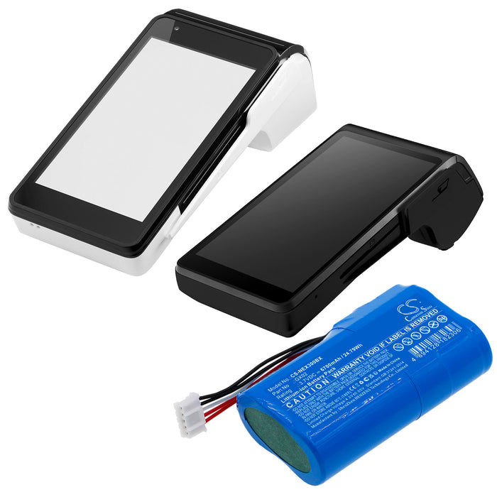 NEXGO N3 N5 N86 Payment Terminal Replacement Battery