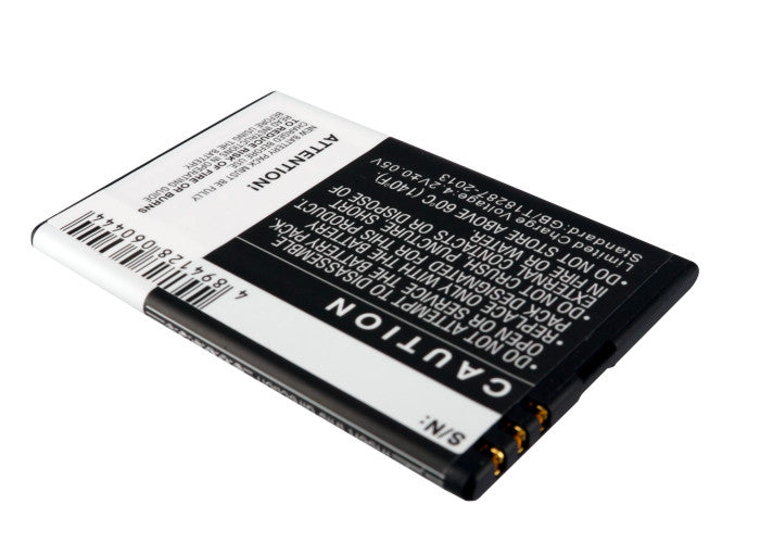 Nokia 303 603 Asha 303 Glory Lumia 505 Lumia 510 Lumia 510.2 Lumia 610 Lumia 610C Lumia 710 Sabre 1300mAh Mobile Phone Replacement Battery-4