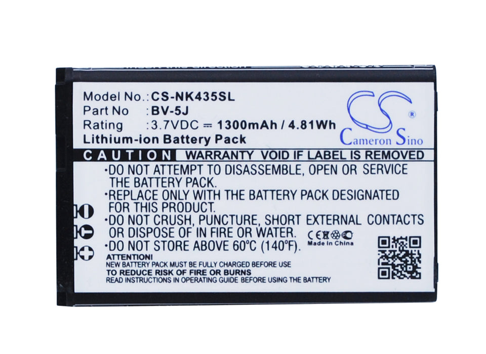 Nokia Lumia 435 Lumia 532 RM-1070 1300mAh Mobile Phone Replacement Battery-5